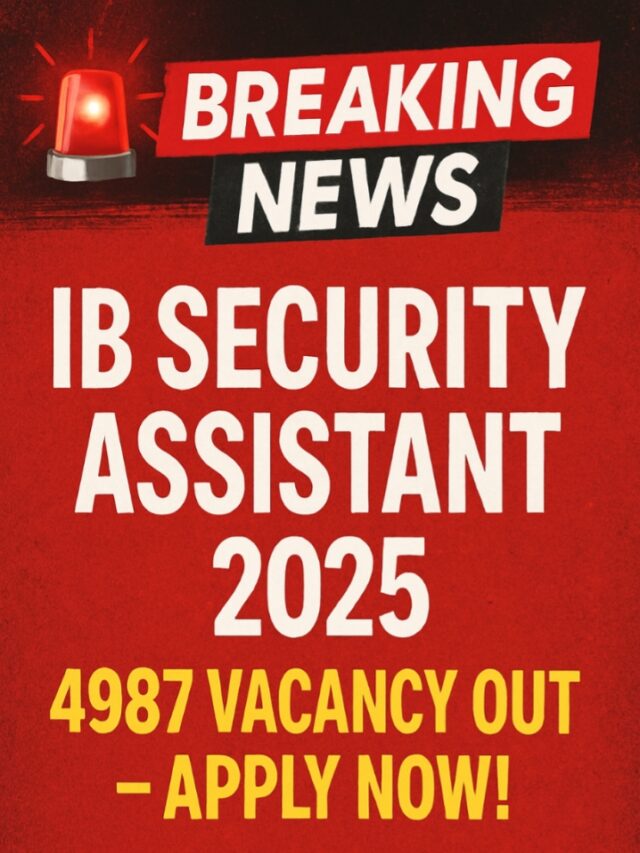 “IB Recruitment 2025 | Intelligence Bureau Jobs, Eligibility & Apply Online