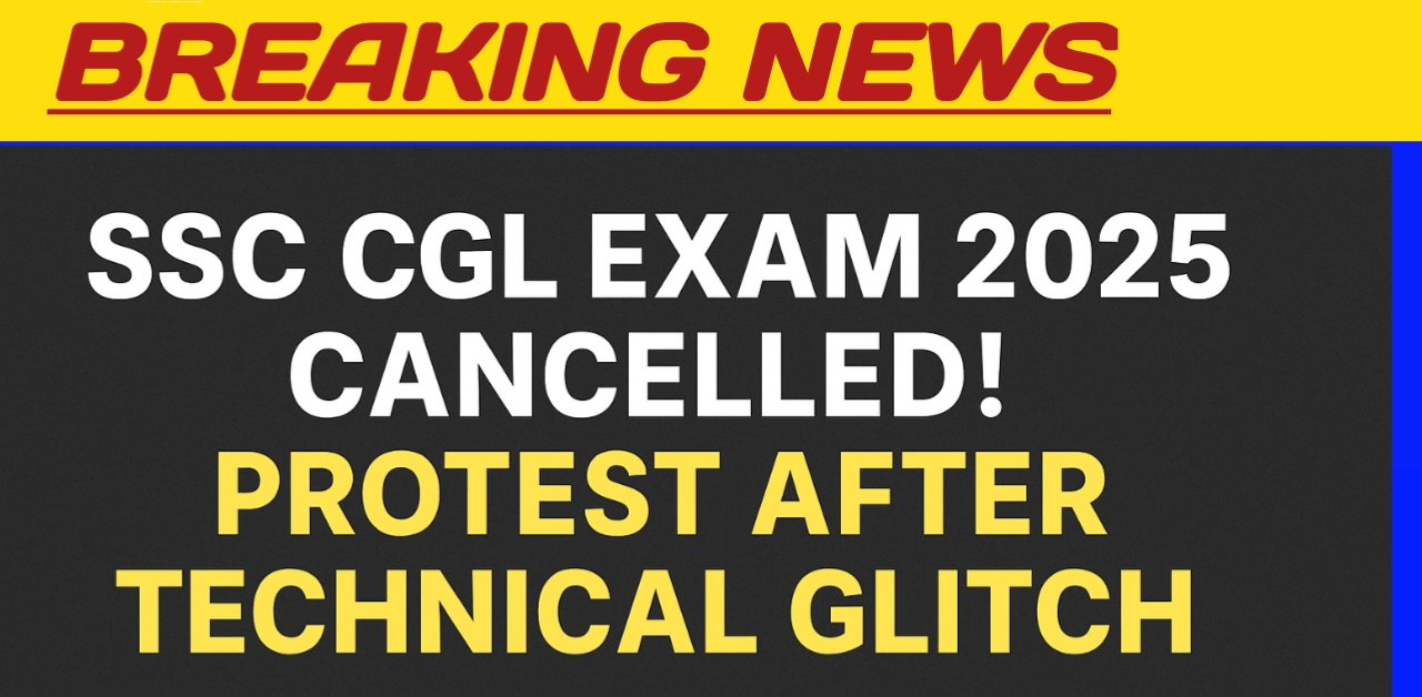 SSC CGL Exam 2025 Cancelled!