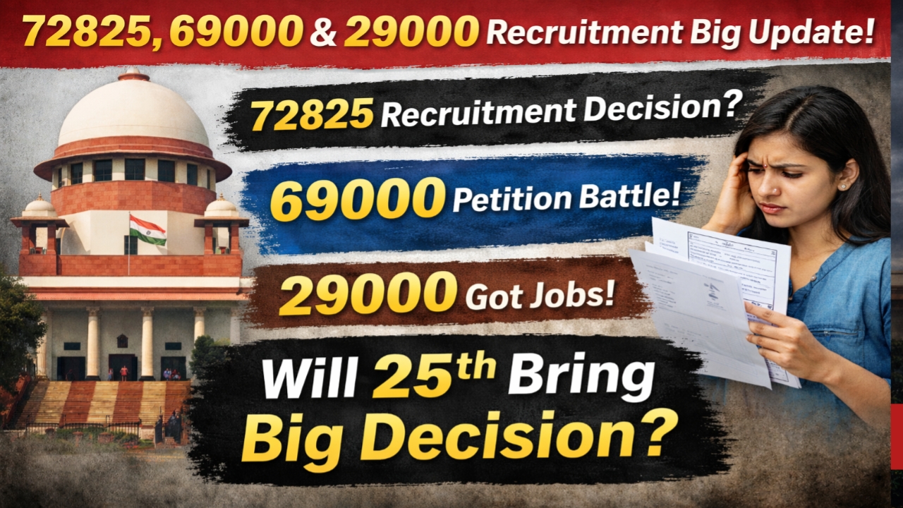 72825 shikshak Bharti Latest News Today